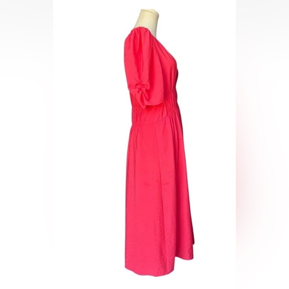 ba&sh Linda Pink Midi Dress Size Small - Picture 7 of 9
